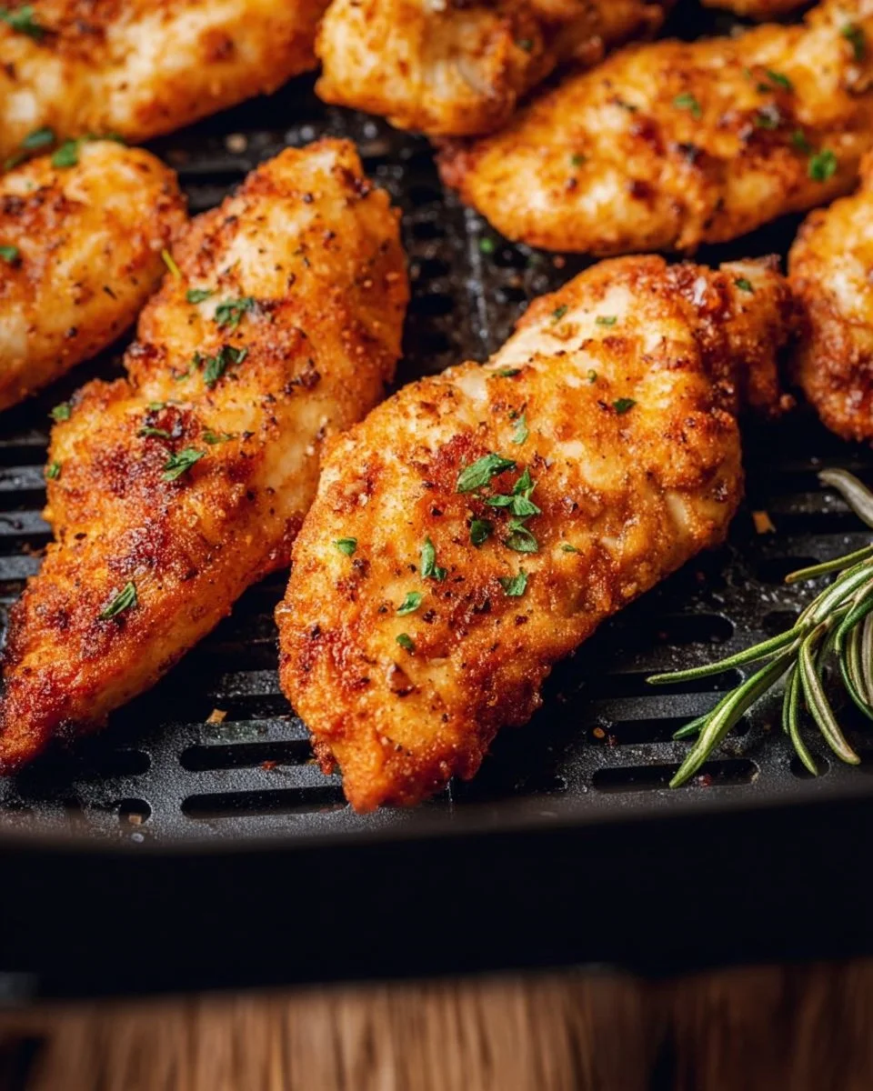 Air Fryer Chicken Tenders No Breading