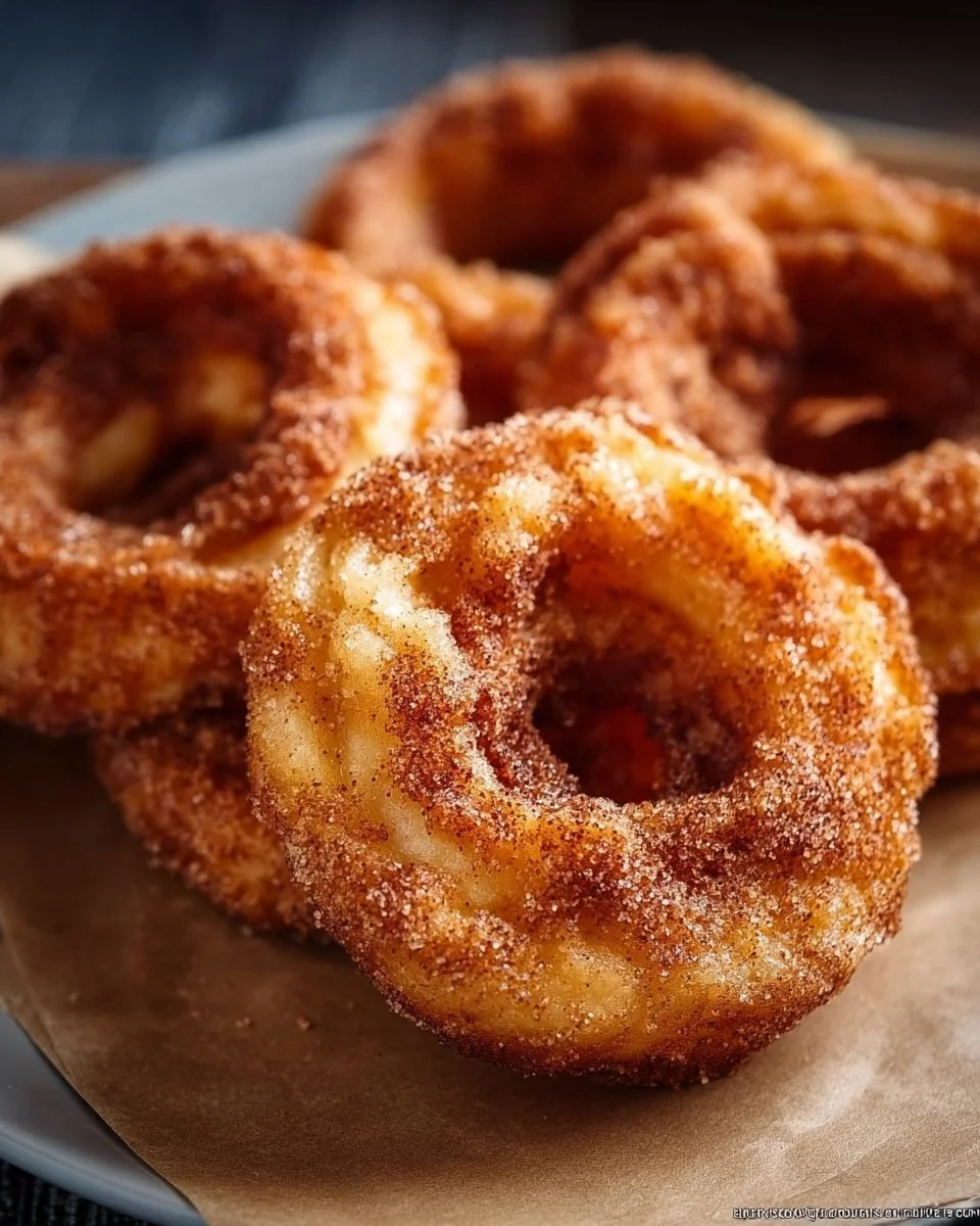 Air Fryer Cinnamon Apple Rings