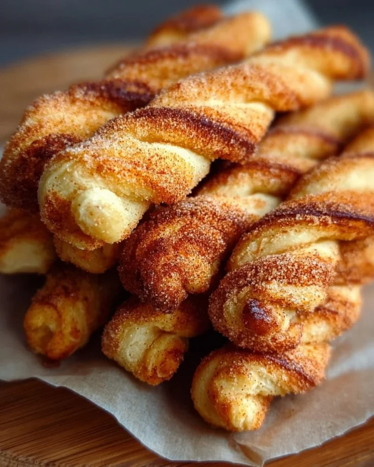 Delicious Air Fryer Cinnamon Twists served on a plate, perfect for desserts.