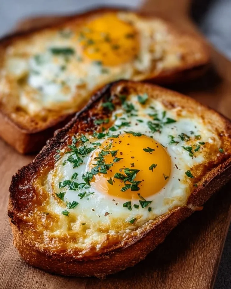 Delicious air fryer egg and cheese toast, a quick breakfast option.