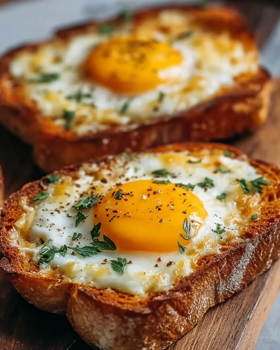 Air Fryer Egg and Cheese Toast