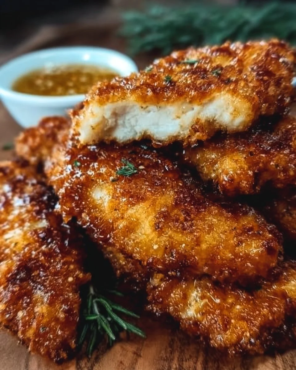 Air Fryer Honey Butter Garlic Chicken Tenders