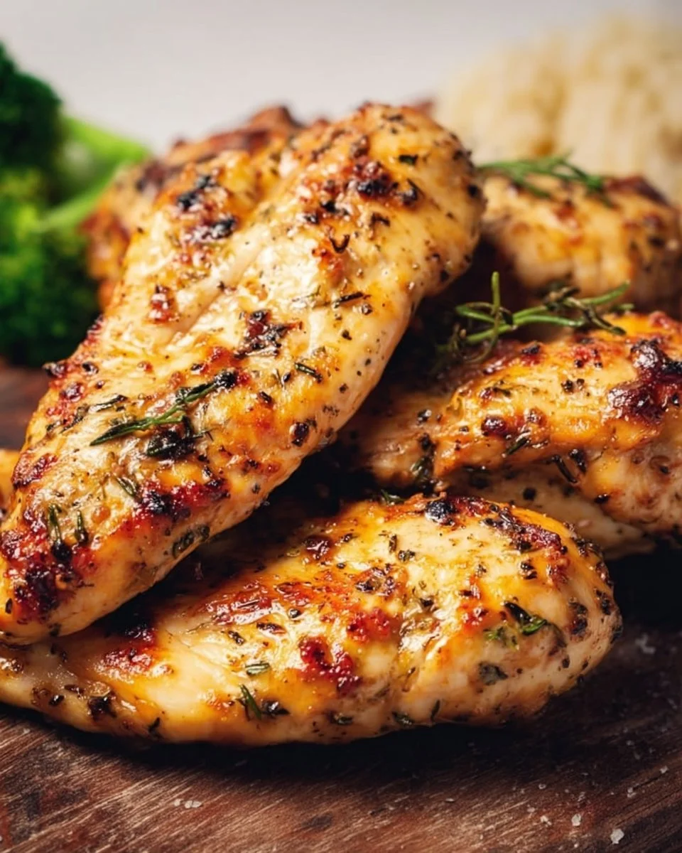 Air Fryer Marinated Chicken Tenderloins