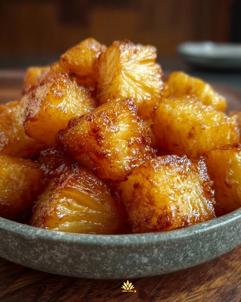 Air Fryer Pineapple Chunks