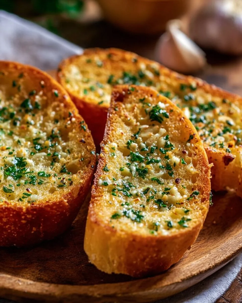 Crispy Air Fryer Garlic Bread