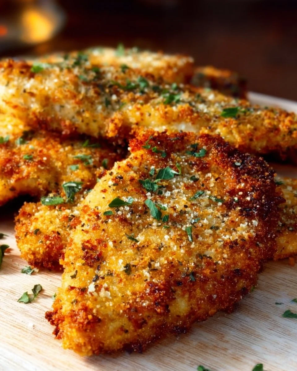 Crispy Air Fryer Parmesan Chicken