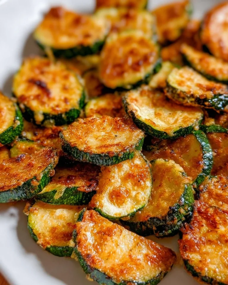 Crispy air fryer zucchini served as a healthy snack or side dish.