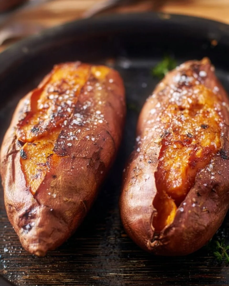 Crispy Baked Sweet Potatoes in the Air Fryer