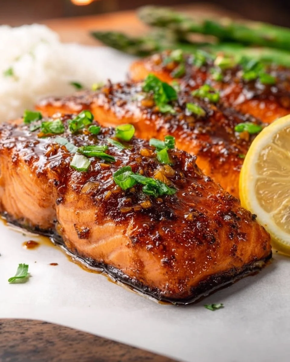 Delicious Air Fryer Honey Garlic Salmon