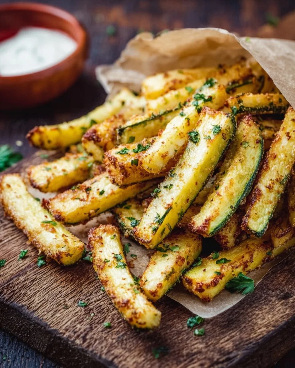 Easy Zucchini Air Fryer Fries
