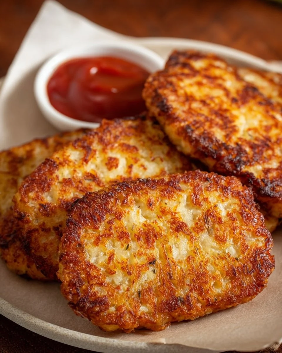 Frozen Hash Brown Patties in an Air Fryer