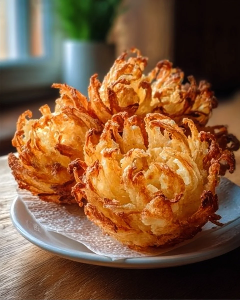 Healthy Mini Air Fryer Blooming Onions