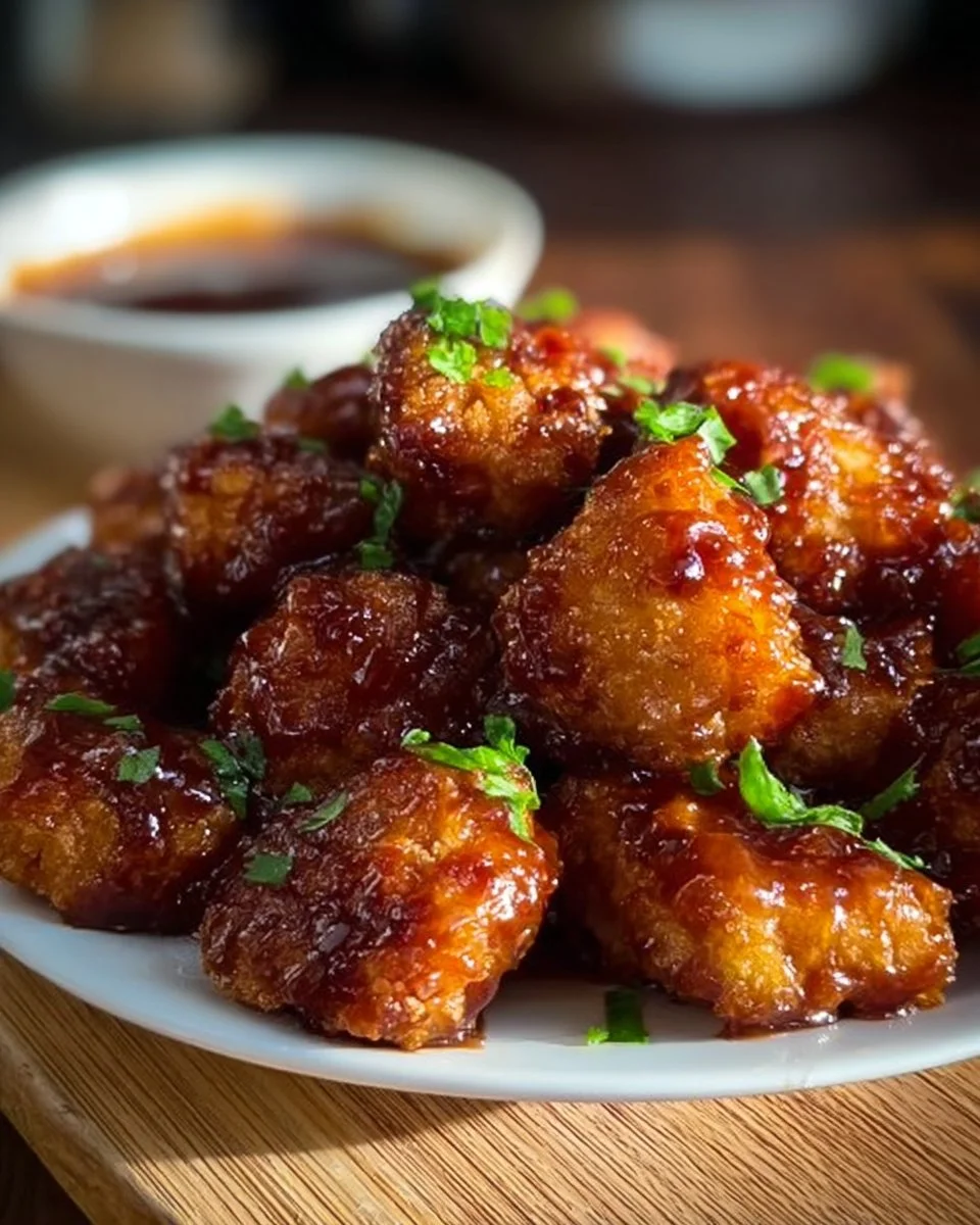 Irresistible Air Fryer Honey BBQ Chicken Bites