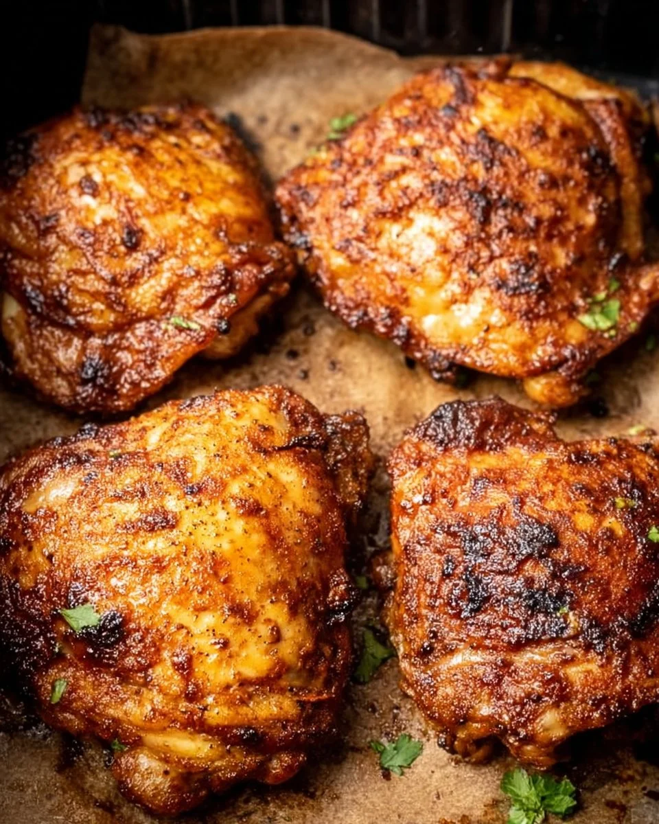 Juicy and Crispy Air Fryer Thighs: Perfect Weeknight Dinner