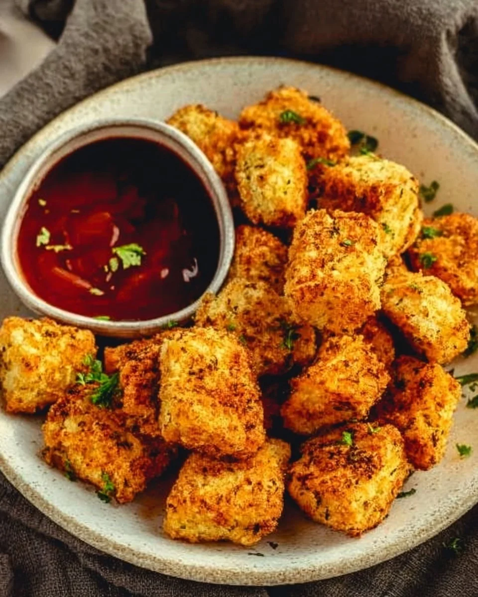 Quick & Easy Air Fryer Tofu Nuggets