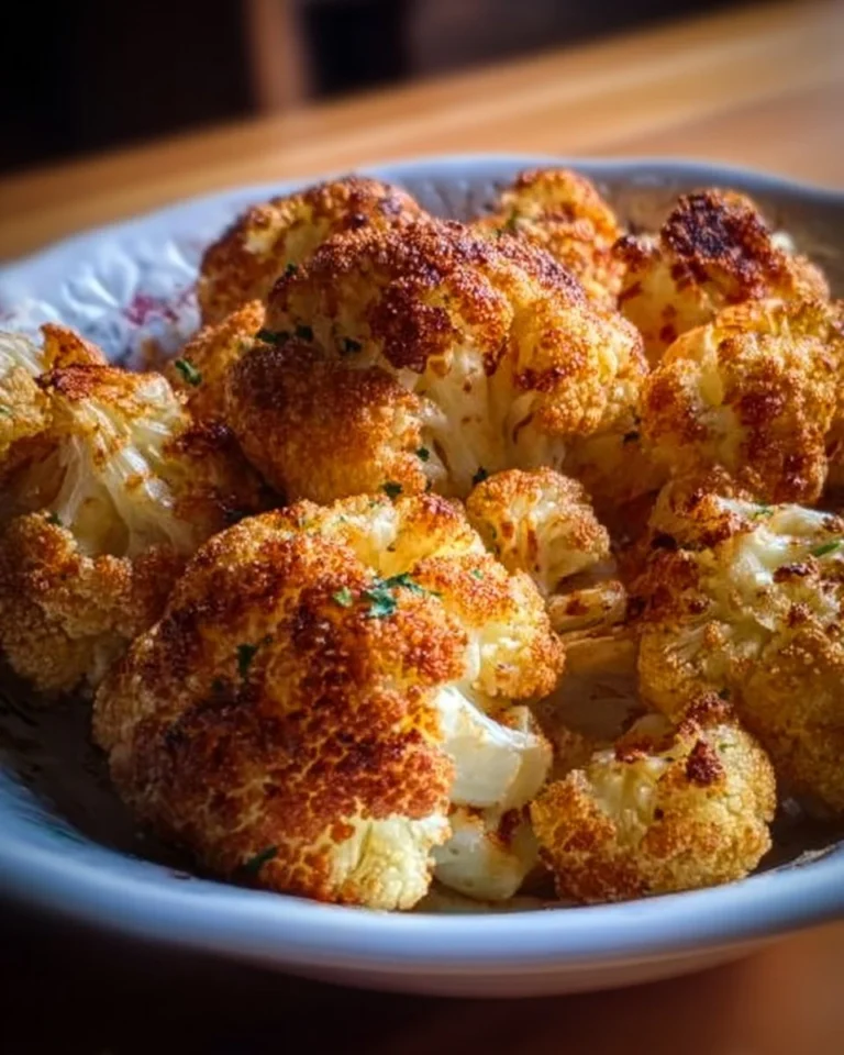 Delicious roasted cauliflower dish, perfect for healthy meals.