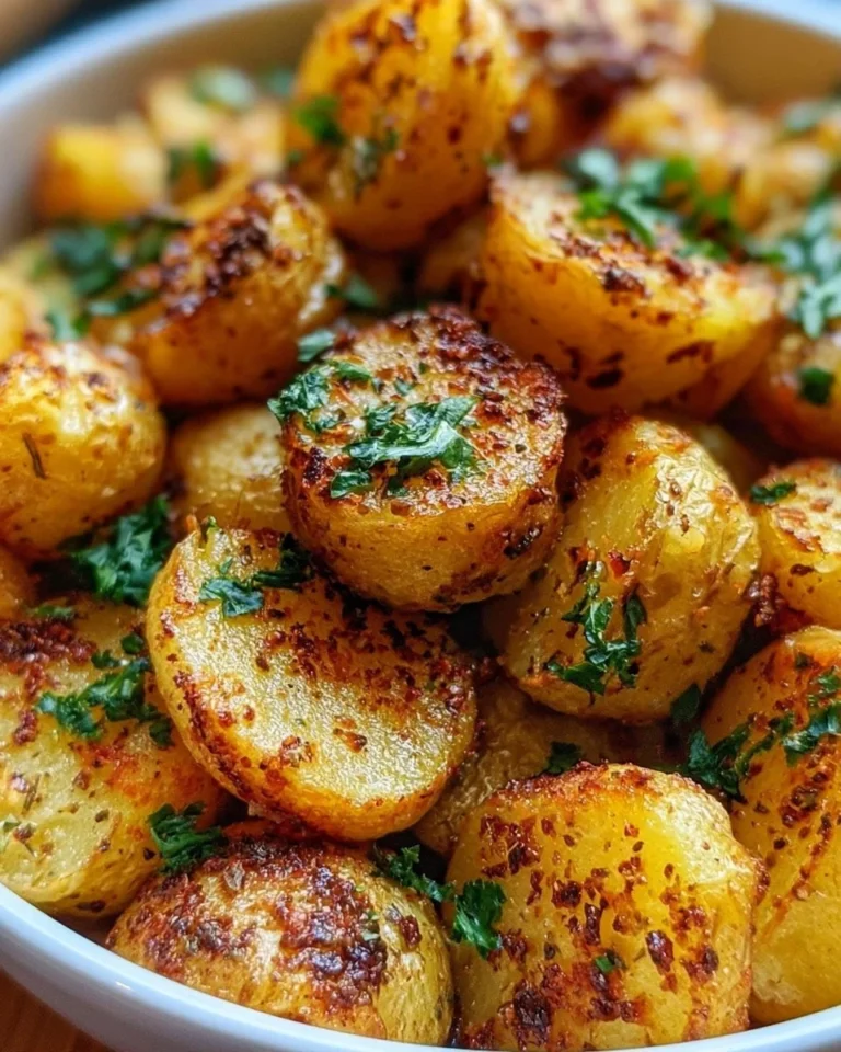 Golden crispy potatoes cooked to perfection in 15 minutes