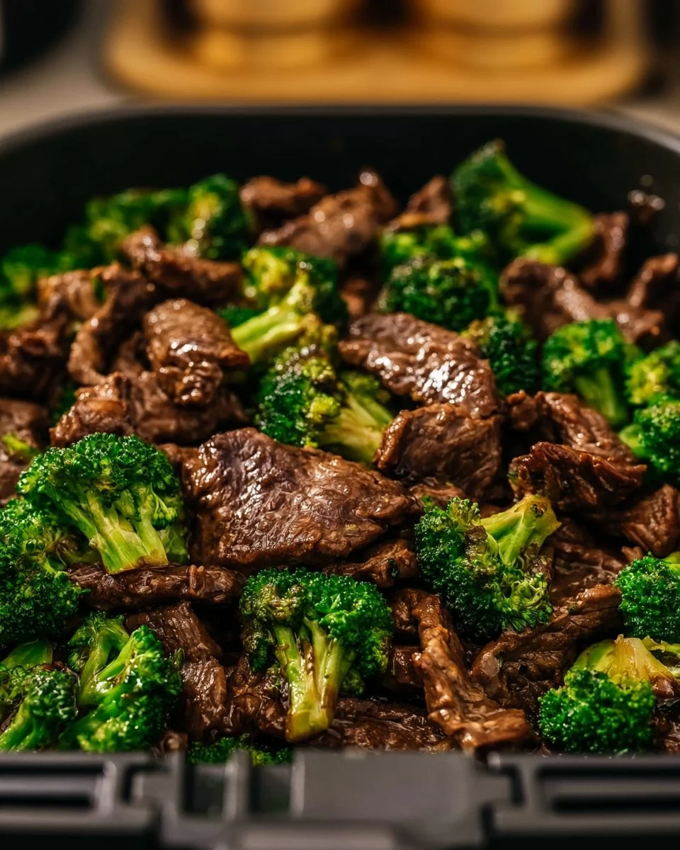 Air Fryer Beef and Broccoli