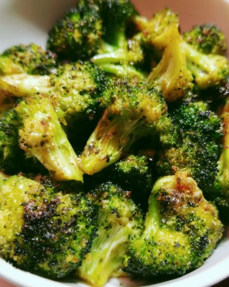 Crispy air fryer broccoli ready in 15 minutes, perfect healthy side dish.
