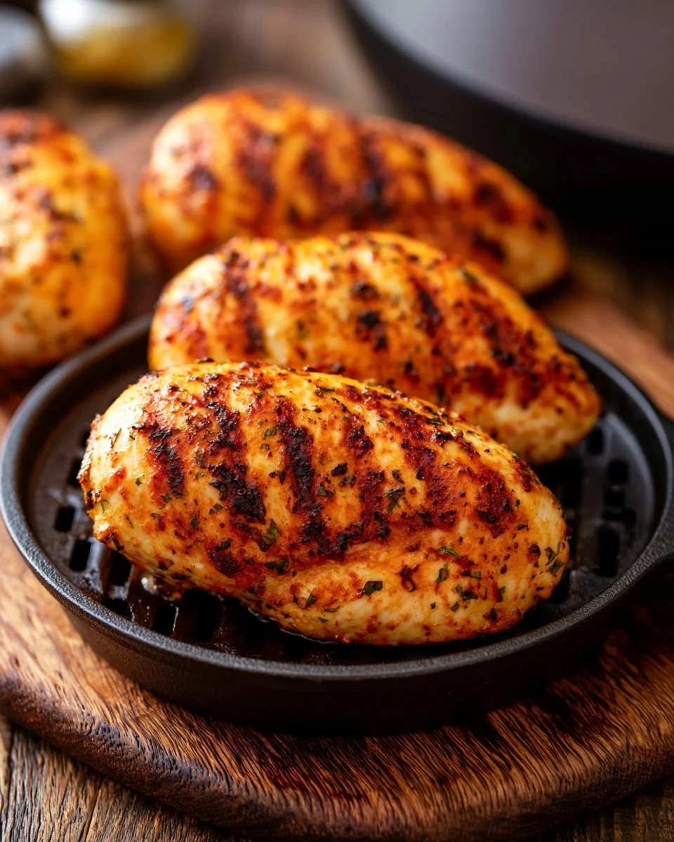 Easy Air Fryer Chicken Breasts