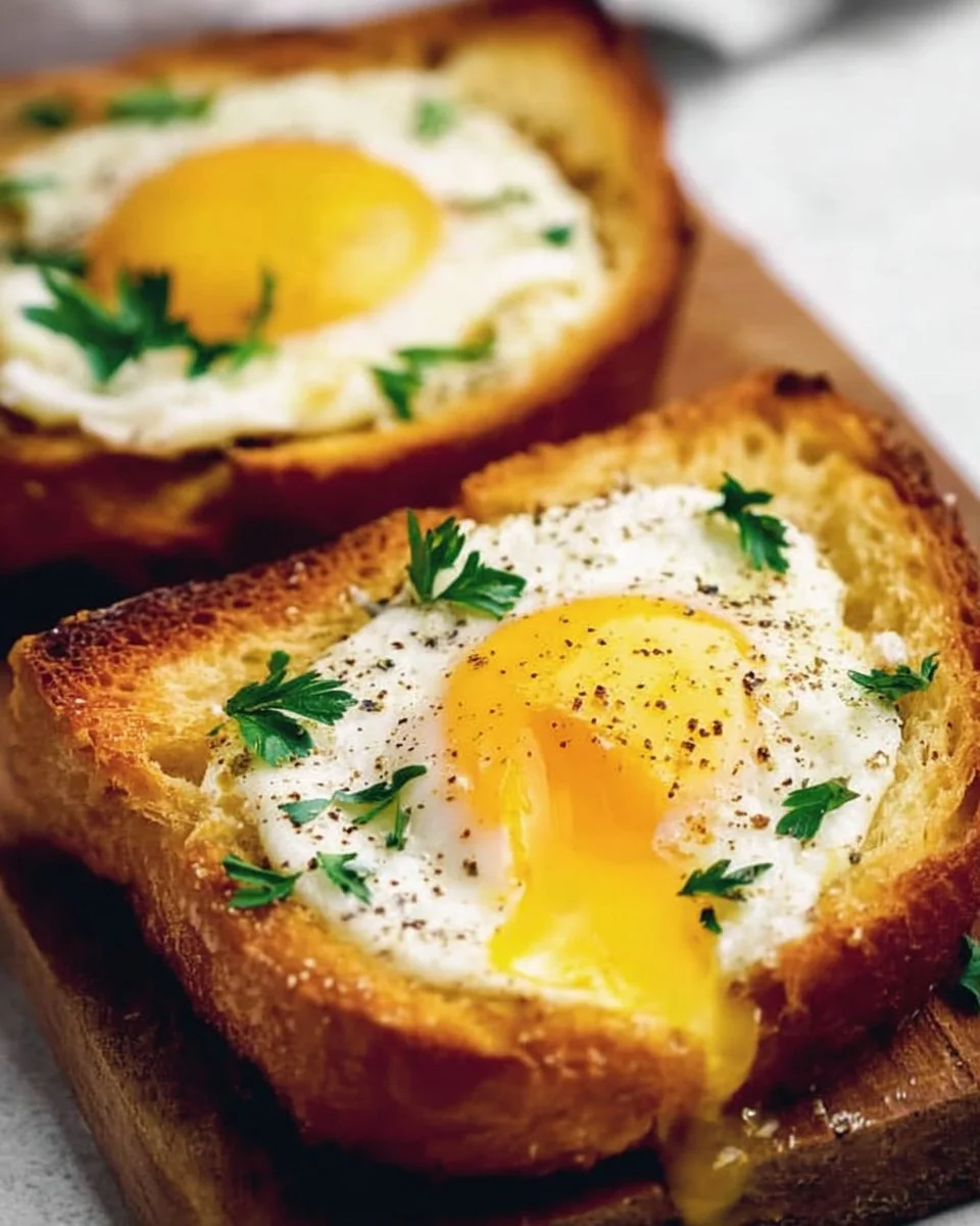 Air Fryer Egg Toast