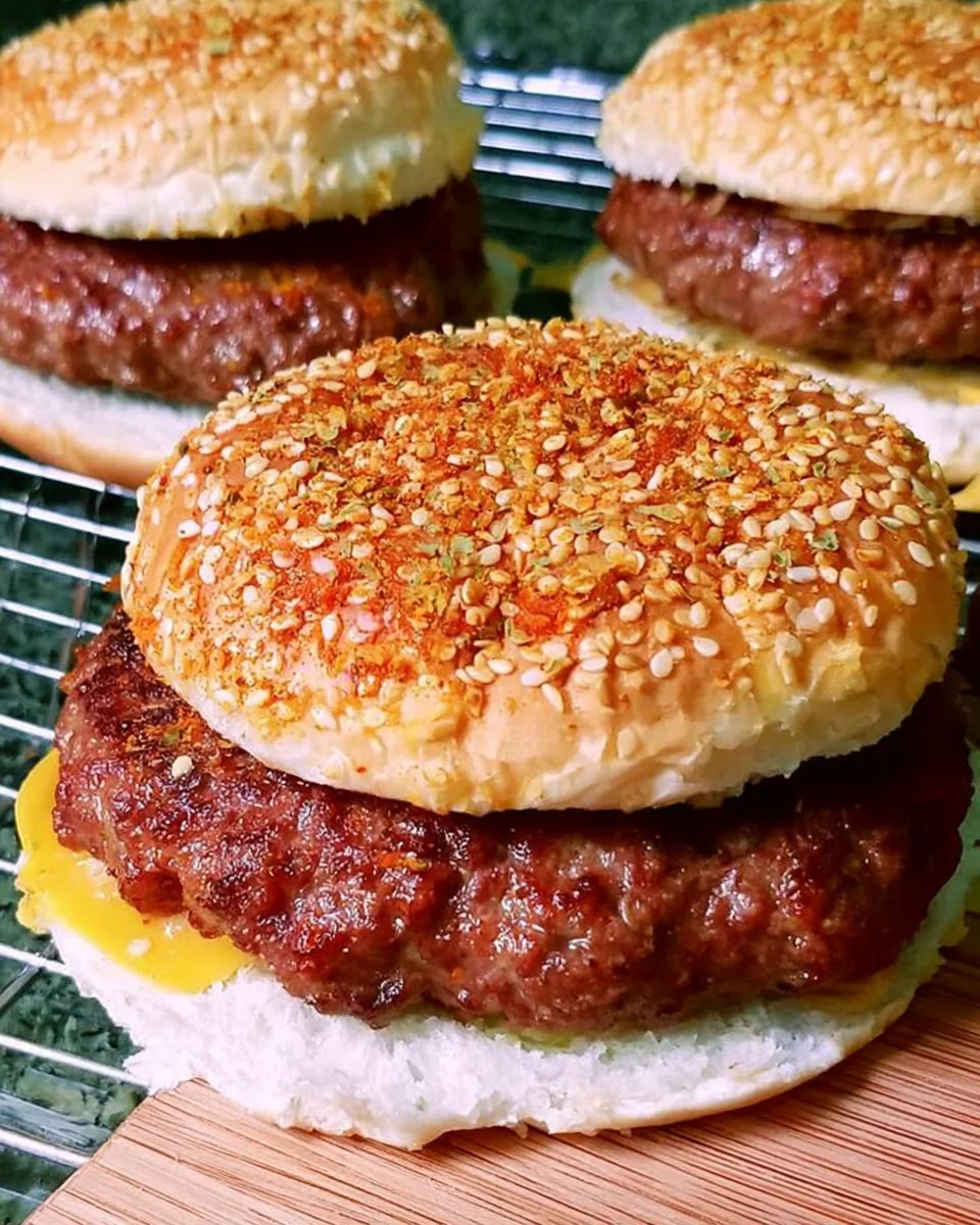 Cooking frozen hamburgers in an air fryer for a quick, tasty meal