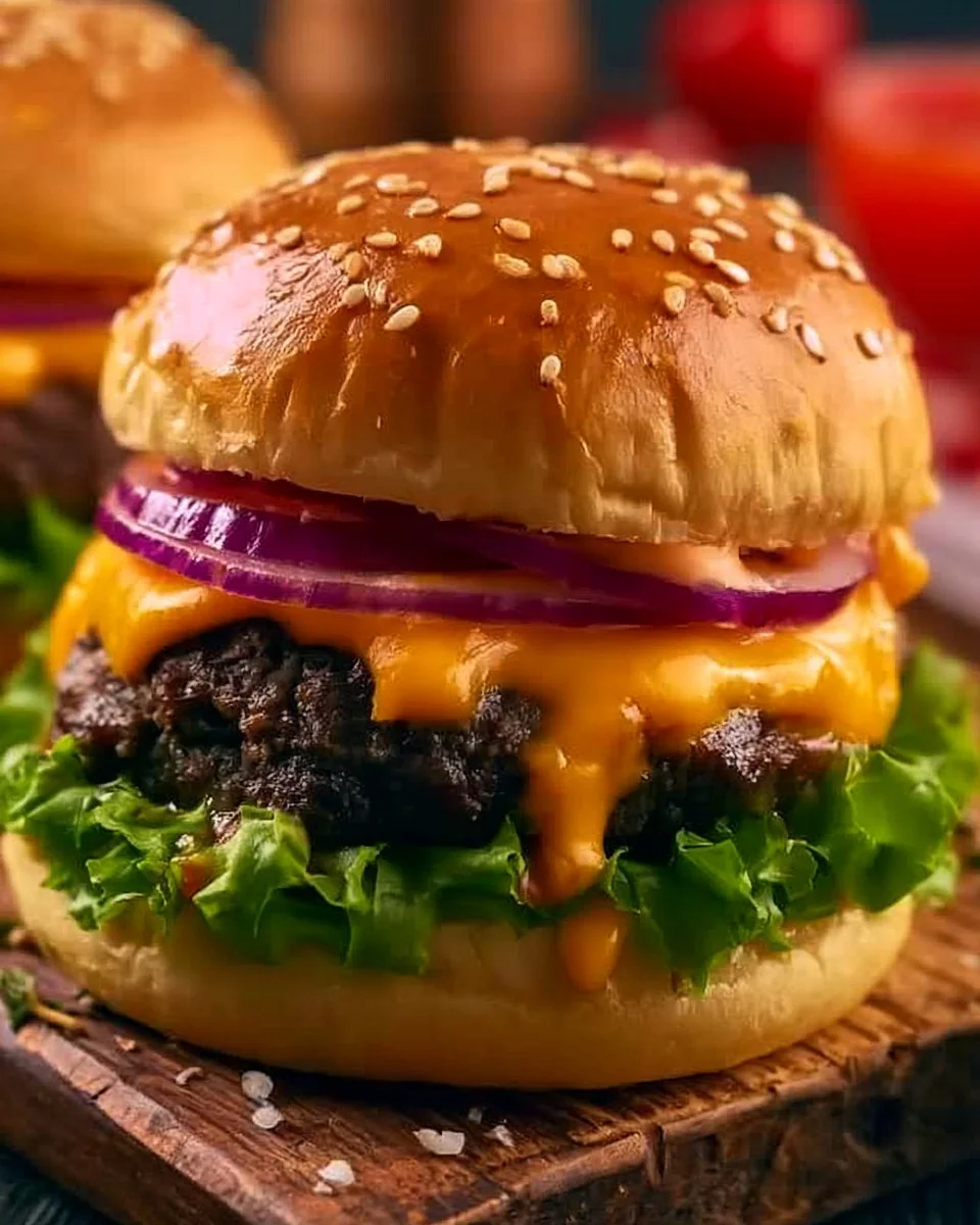 Air Fryer Frozen Hamburgers