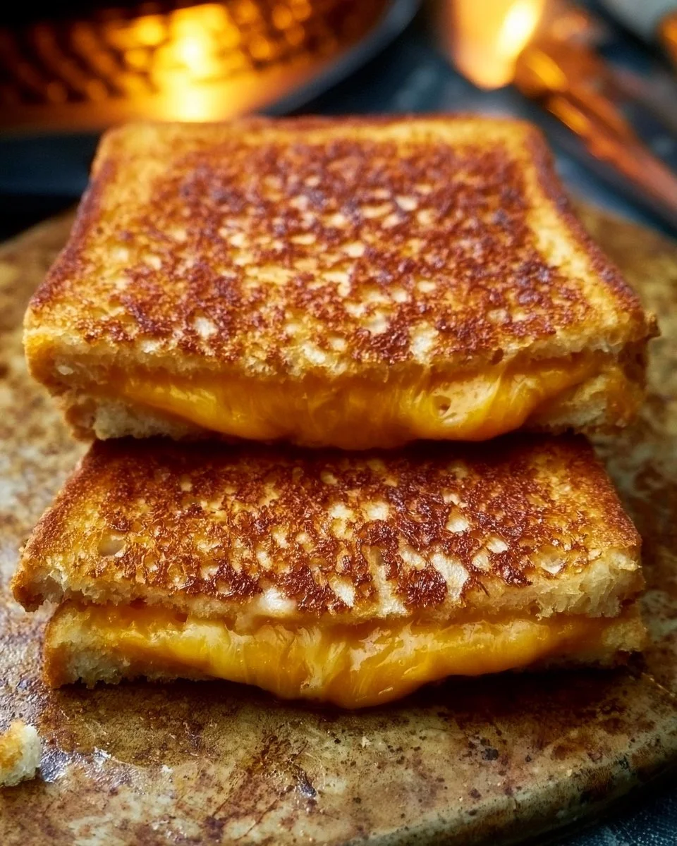 Easy Air Fryer Grilled Cheese Sandwich