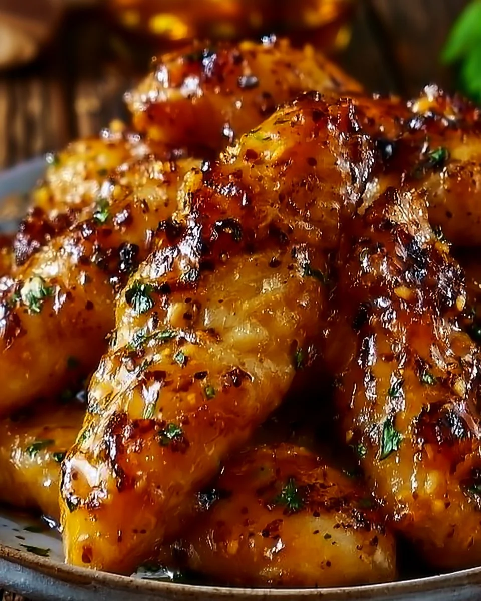 Air Fryer Honey Butter Garlic Chicken Tenders