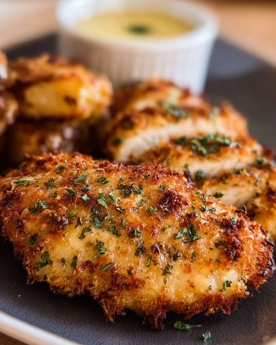 Air Fryer Parmesan Crusted Chicken