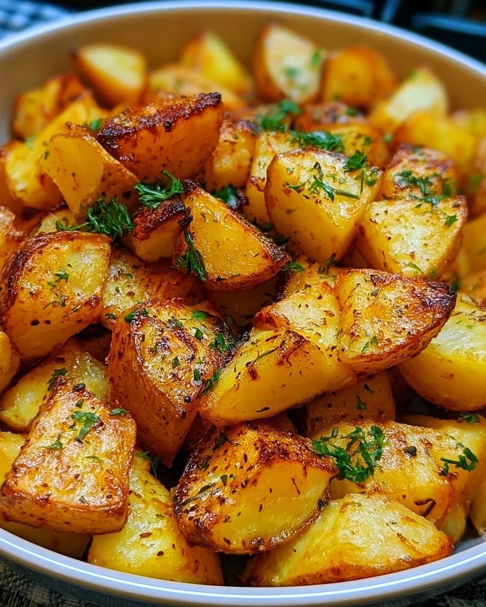 Crispy air fryer potatoes cooked in just 10 minutes