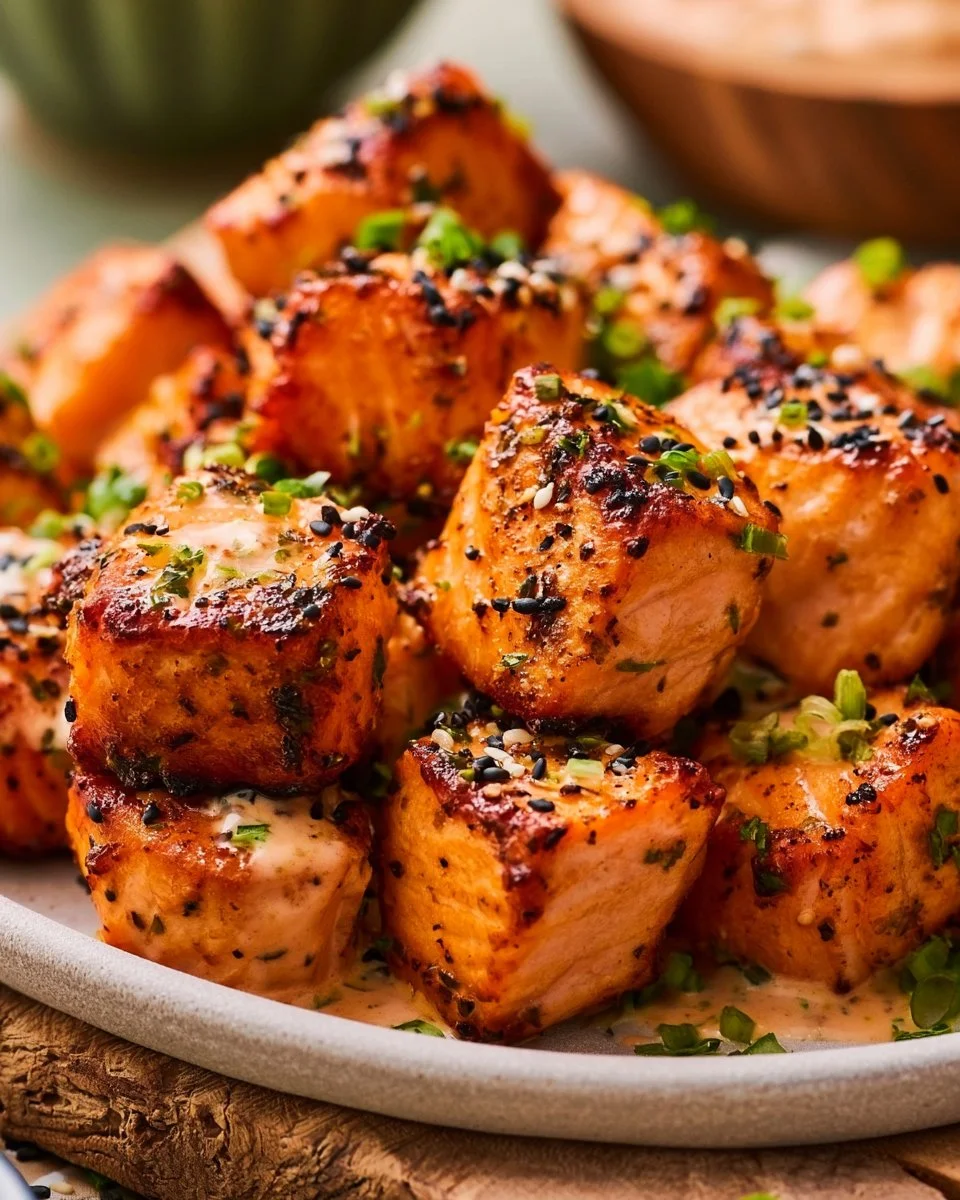 Air Fryer Salmon Bites