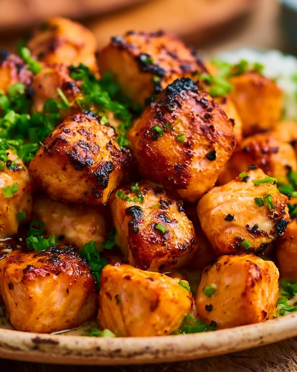 Air Fryer Salmon Bites