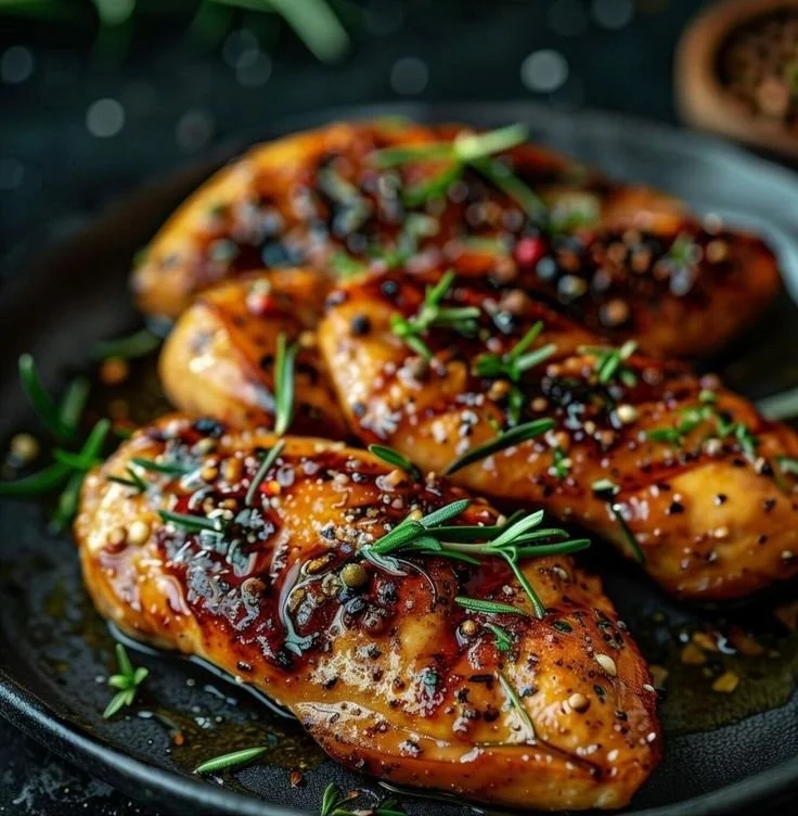 Air Fryer Honey Garlic Chicken Breast