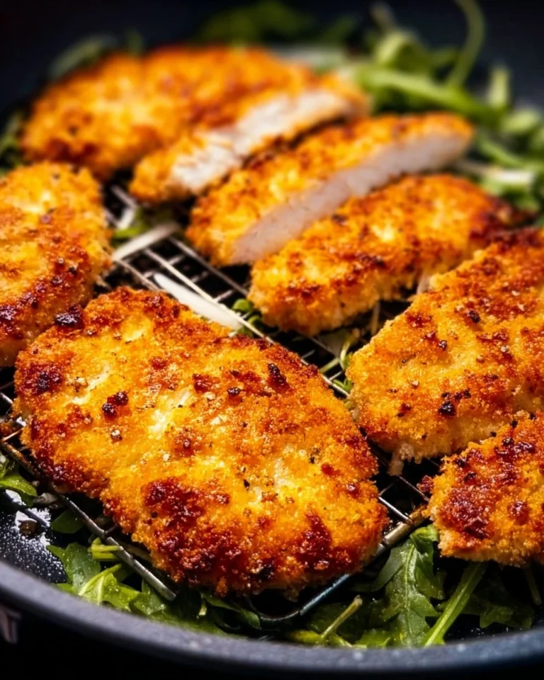 Crispy air fryer chicken served with roasted vegetables