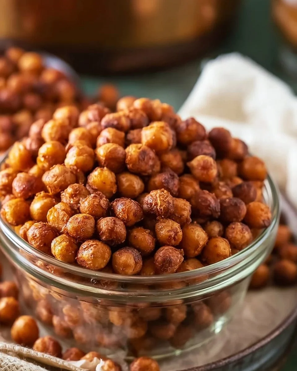 Crispy Air Fryer Chickpeas