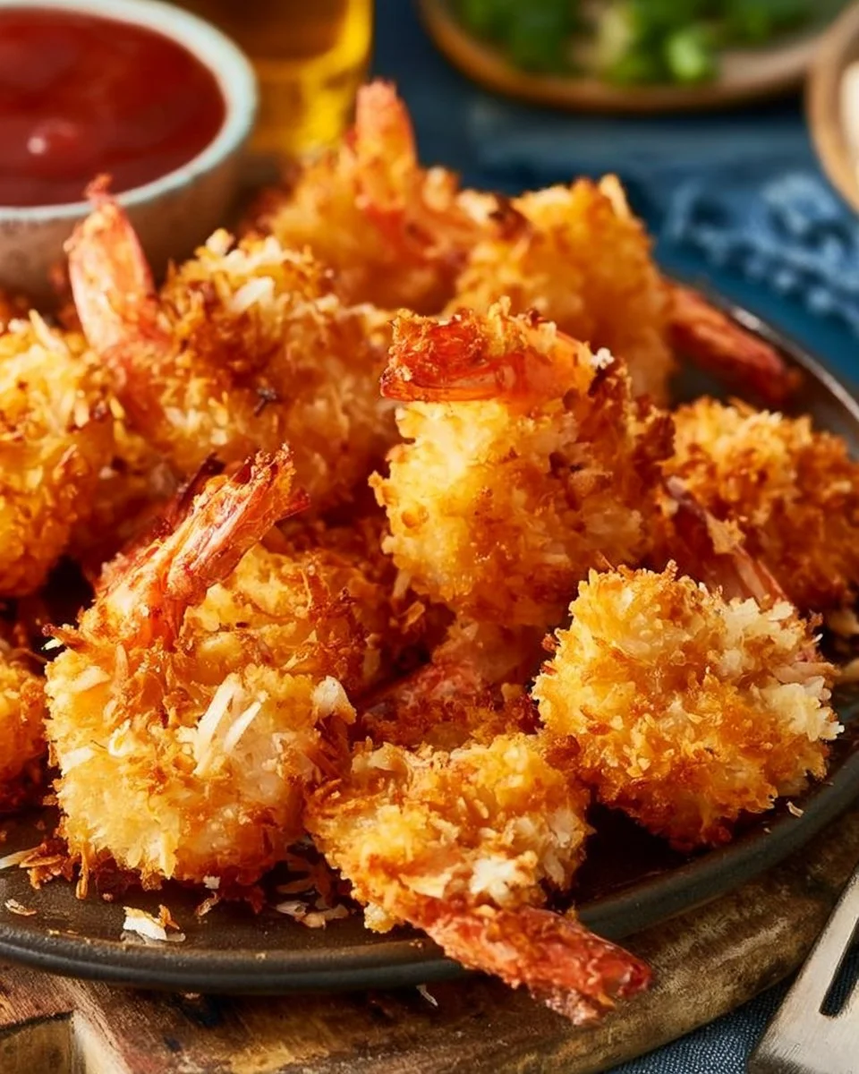 Crispy Air Fryer Coconut Shrimp