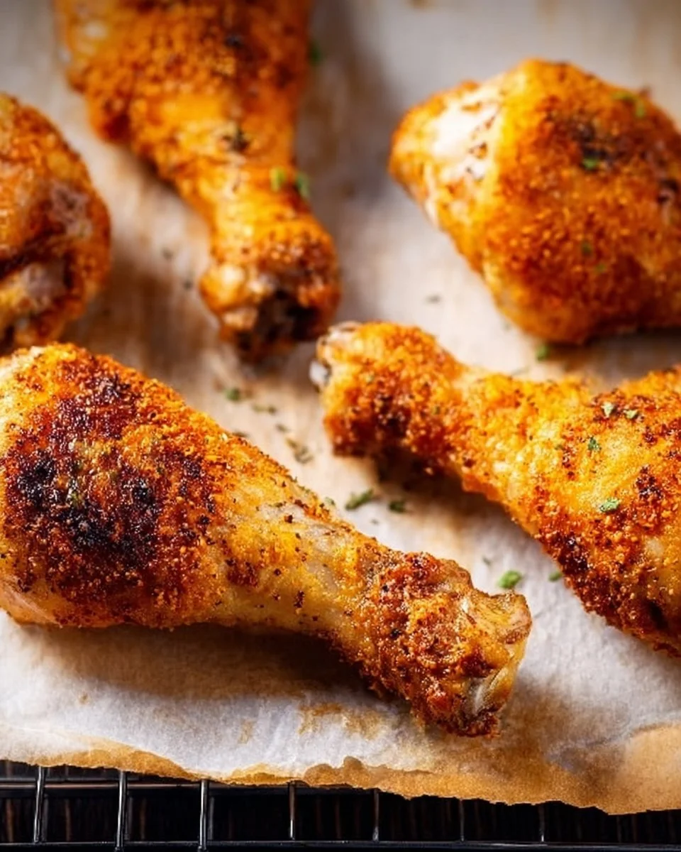 Crispy Baked Chicken Legs Drumsticks