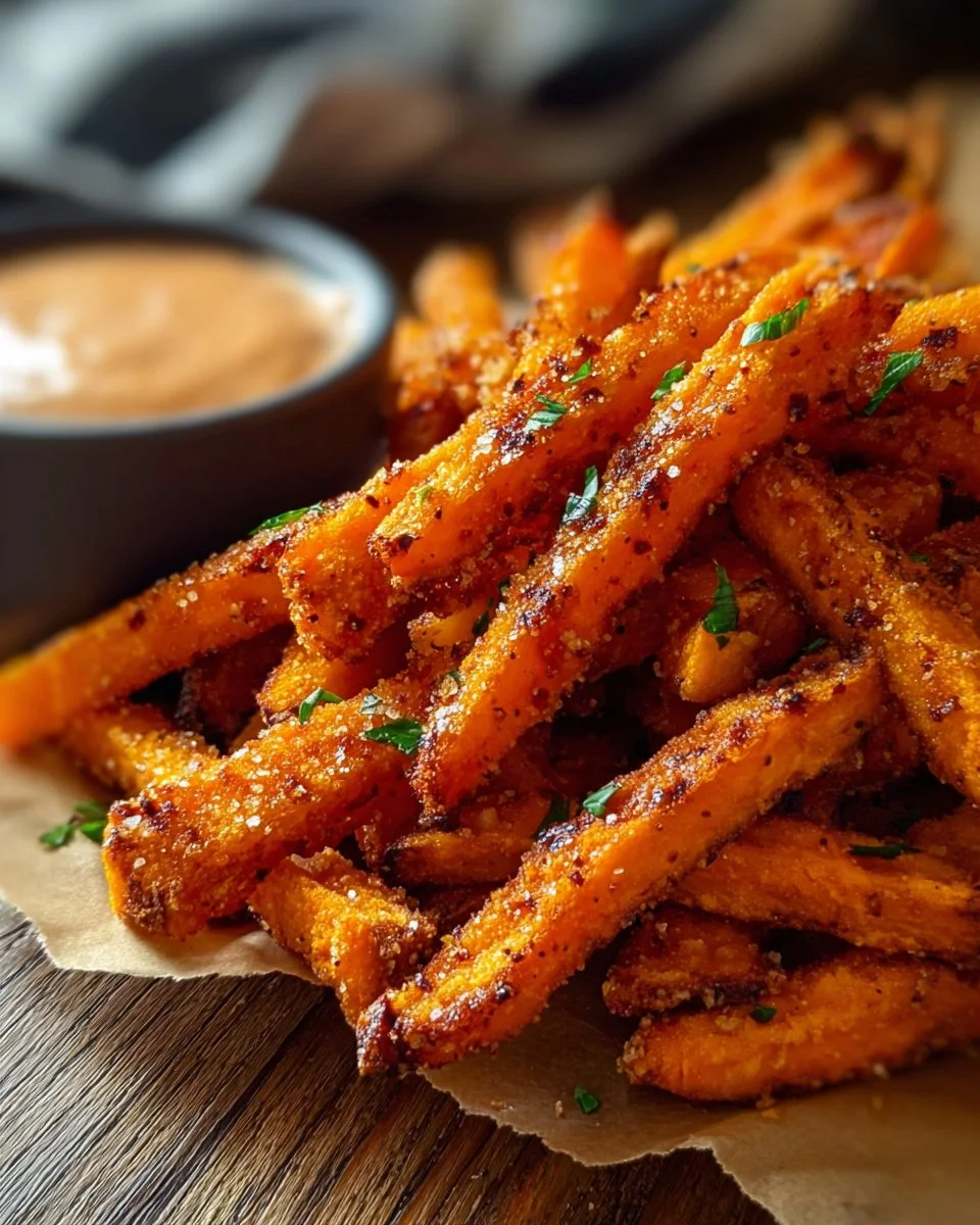 Crispy Oven Baked Sweet Potato Fries