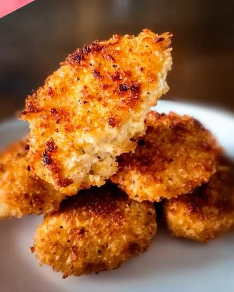 Easy homemade chicken nuggets made with ground chicken recipe