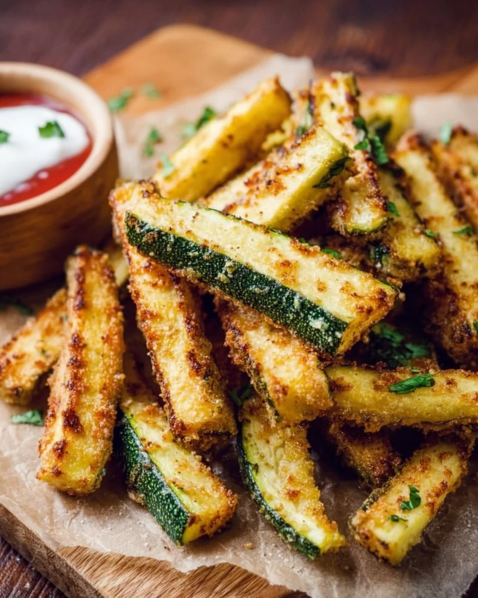 Easy Zucchini Air Fryer Fries