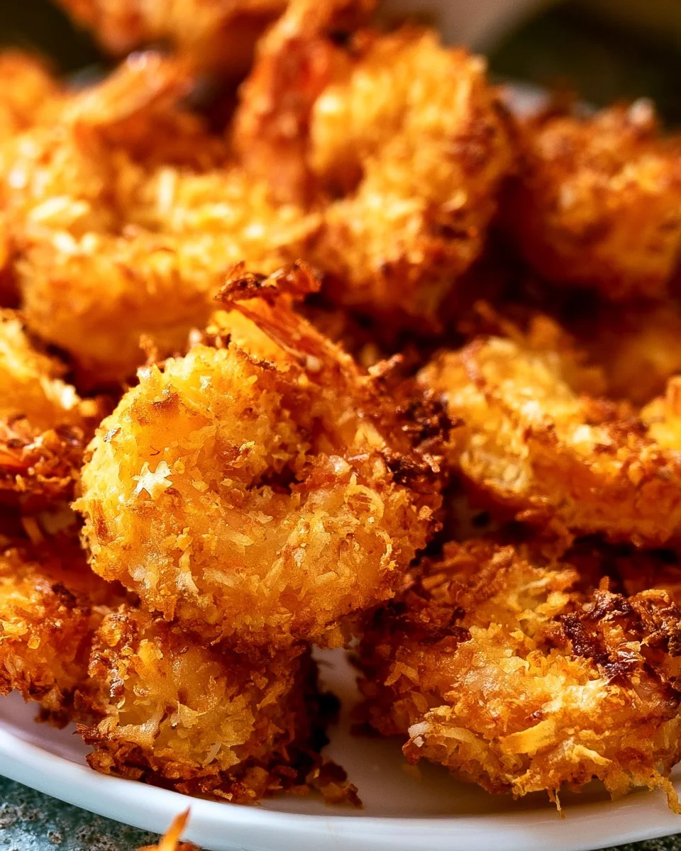 Keto Air Fryer Coconut Shrimp