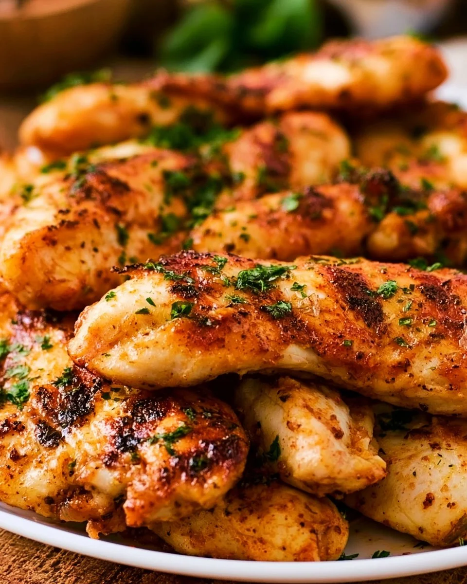No Breading Air Fryer Chicken Tenders