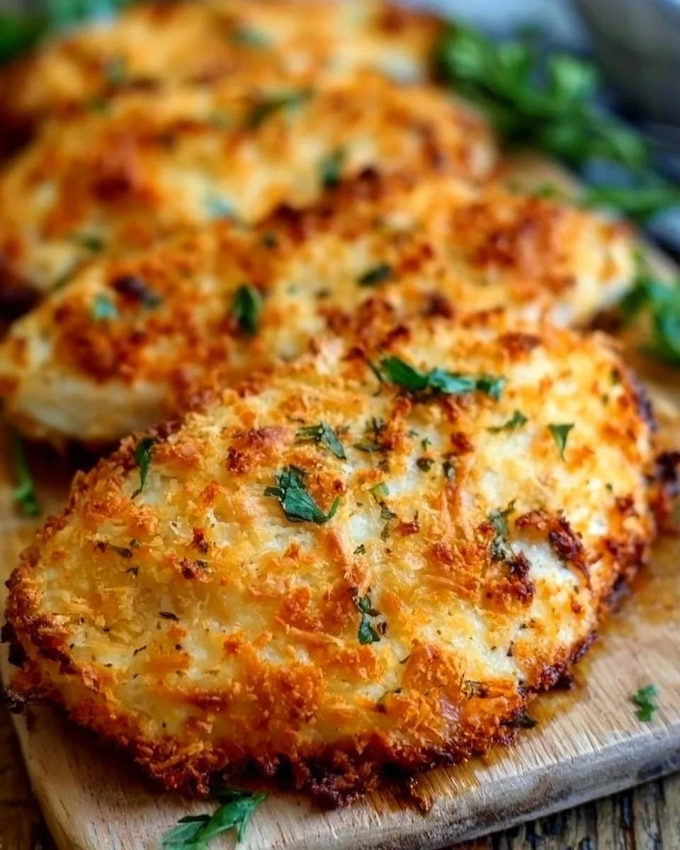 Parmesan chicken in air fryer | Parmesan chicken airfryer, Air fryer parmesan crusted chicken, Parmesan crusted chicken with mayo