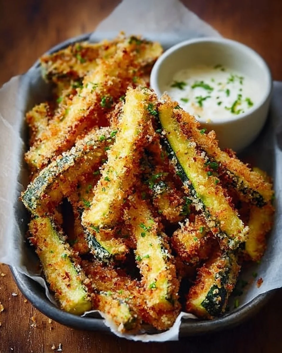 Parmesan Zucchini Fries