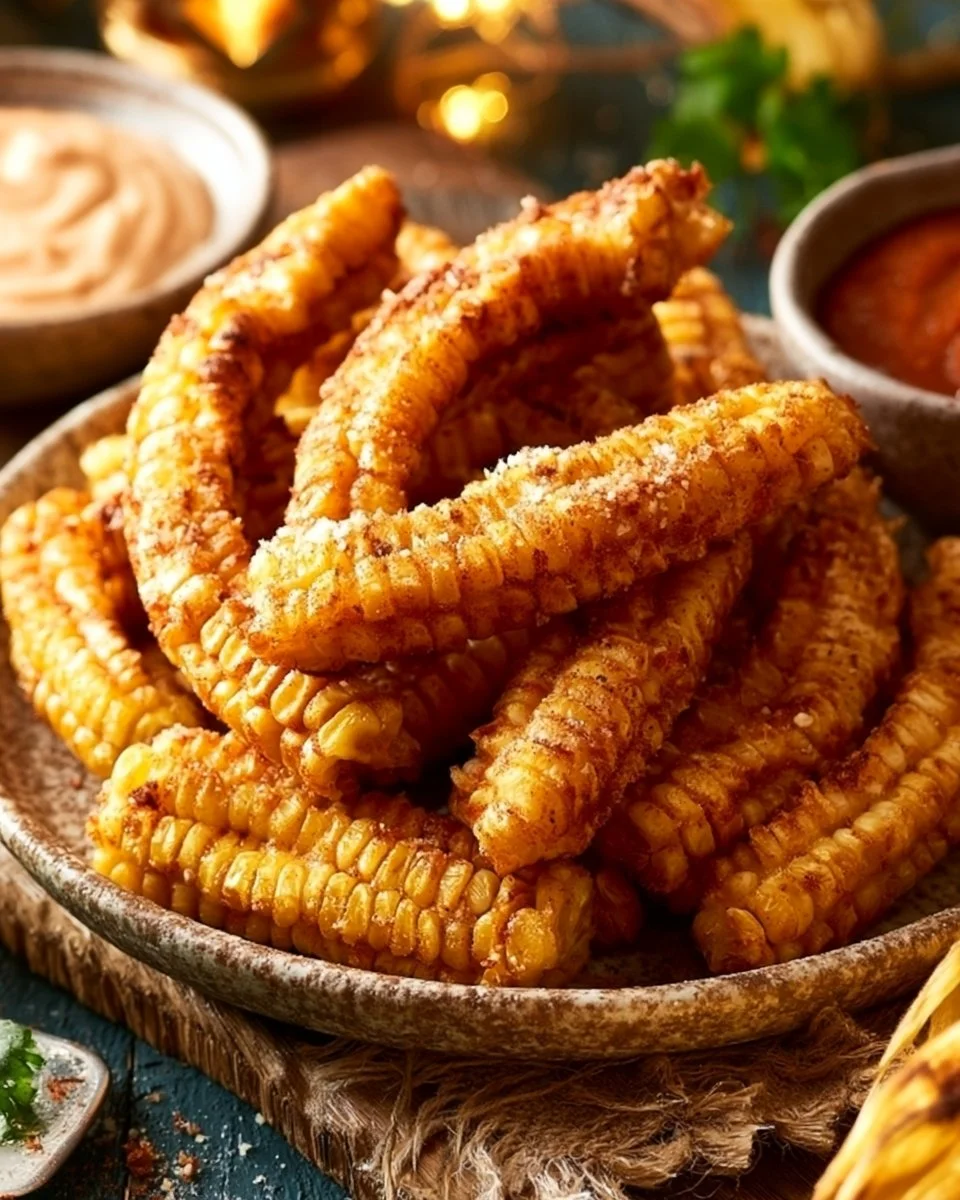 Air Fryer Corn Ribs