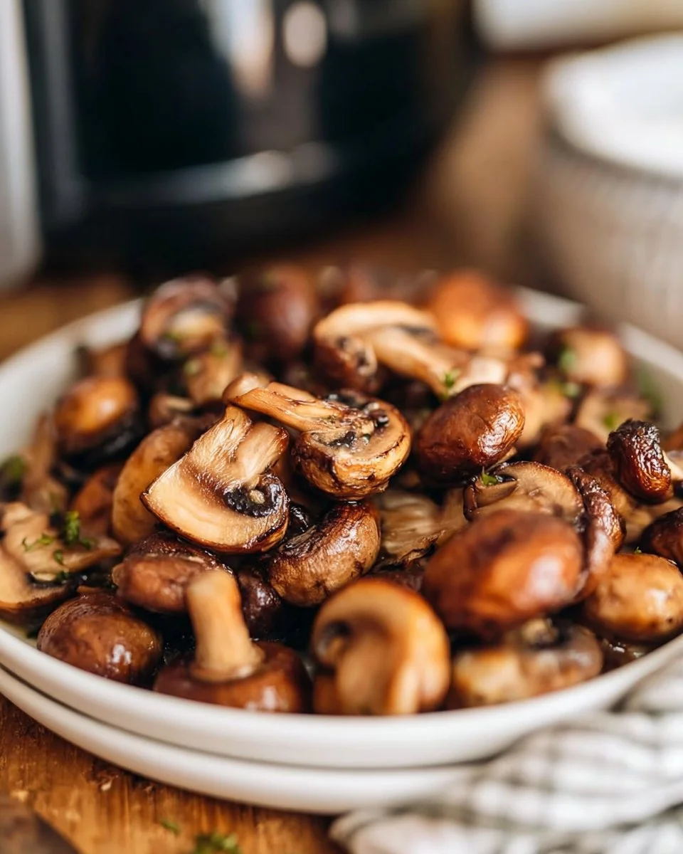 Air Fryer Mushrooms