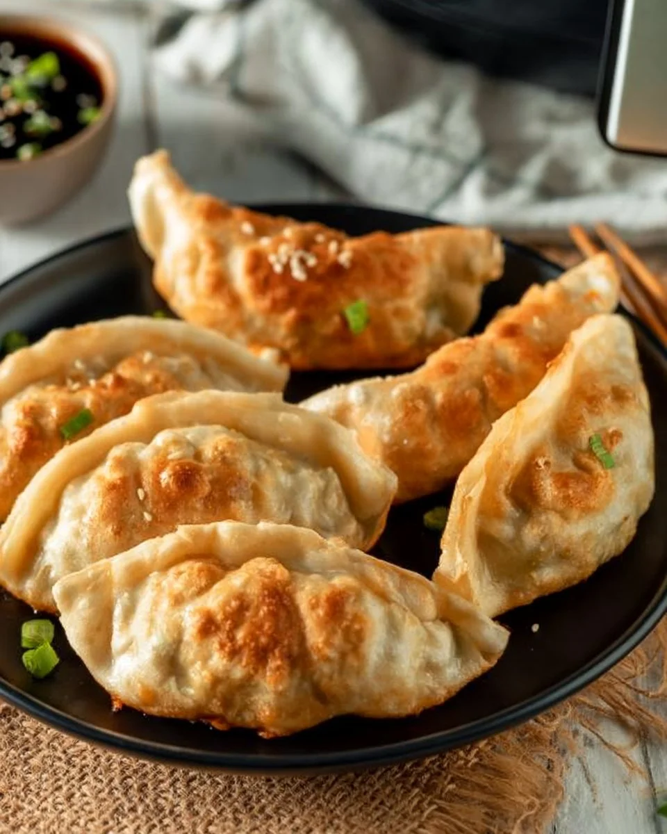 Crispy Air Fryer Frozen Dumplings (Potstickers)