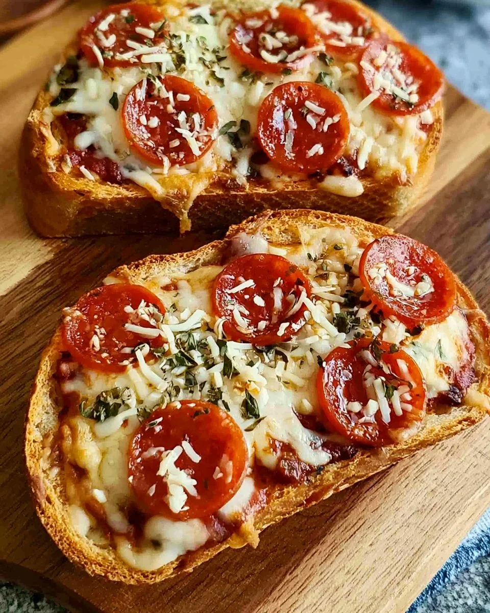 Delicious Air Fryer French Bread Pizza topped with cheese and toppings.