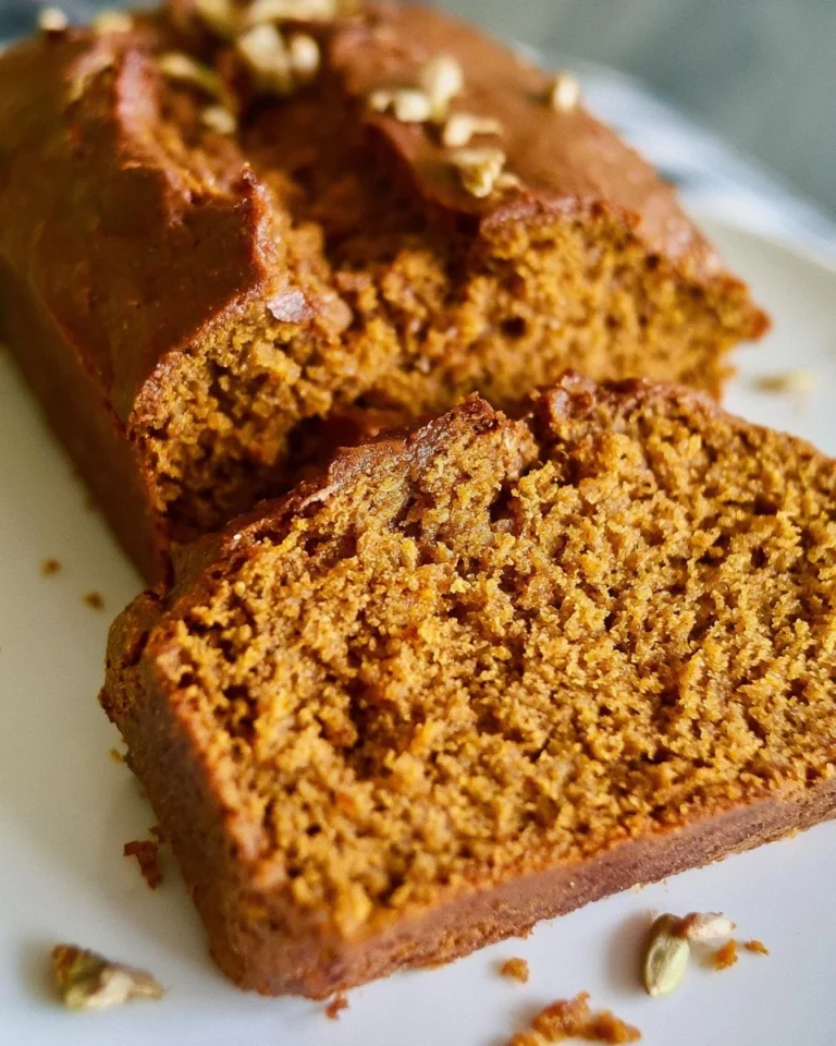 Irresistible gluten-free pumpkin bread made in an air fryer.